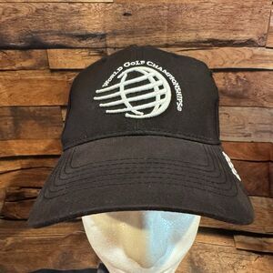 World Golf Championships Hat Cap THE GAME Black Adjustable Firestone Golf Club